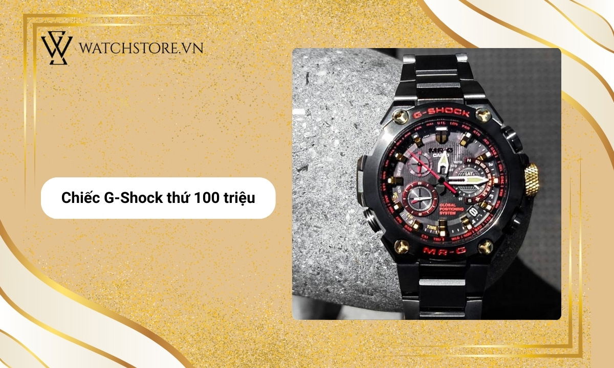 Chiếc đồng hồ thứ 100 triệu nhà Casio