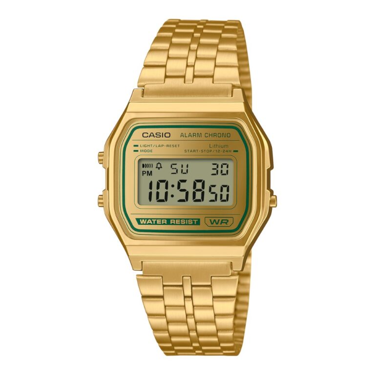 Casio 36.8 x 33.2 x 8.2 mm Unisex A158WEGV-9ADF
