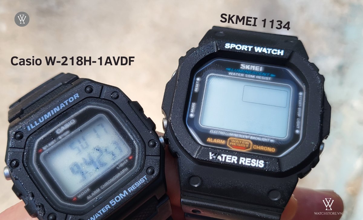 Đồng hồ SKMEI của nước nào? Độ uy tín về chất lượng và giá bán 10 Casio W-218H skmei 1134