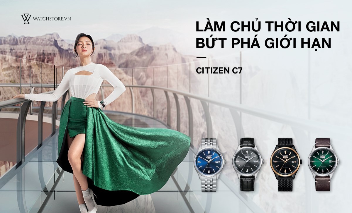 Chia tay Decao, Châu Bùi bén duyên đồng hồ thời trang Citizen C7 1 Châu Bùi bộ sưu tập đồng hồ Citizen C7