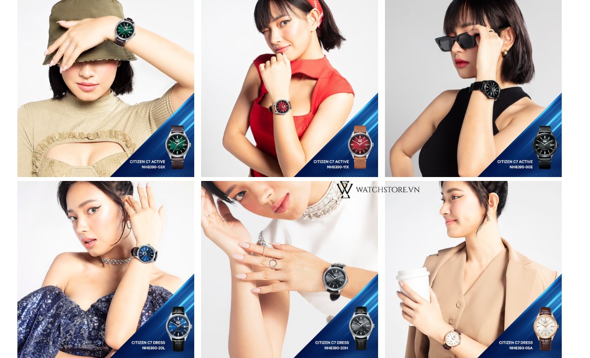 Chia tay Decao, Châu Bùi bén duyên đồng hồ thời trang Citizen C7 2 Châu Bùi đồng hồ Citizen C7