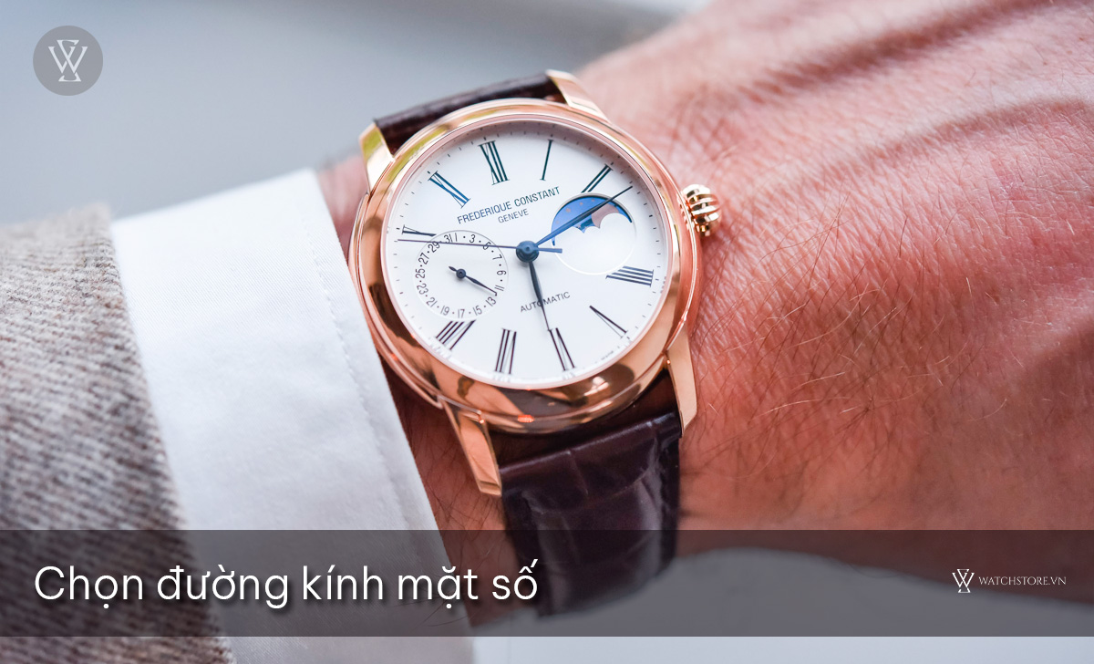 Chọn đường kính mặt số