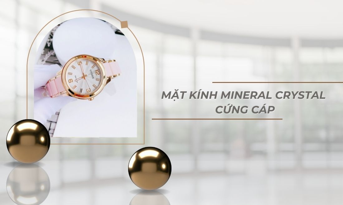 Citizen FE7073-54A mặt kính