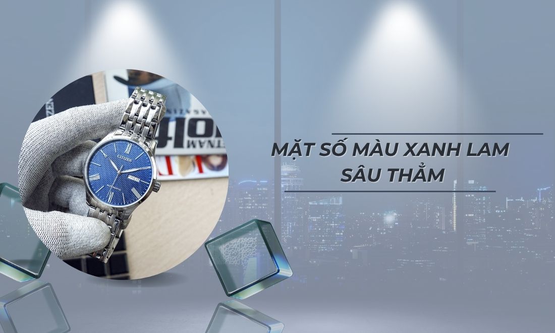 Citizen NH8350-59L mặt số xanh