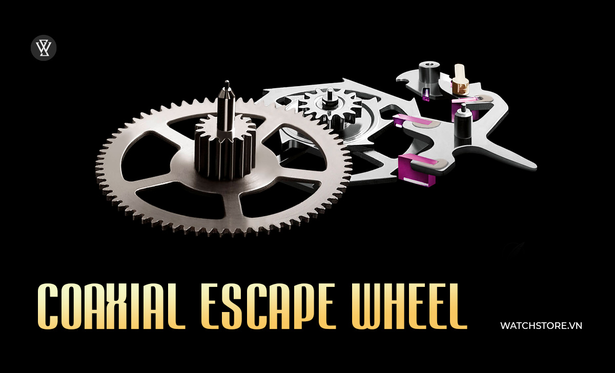 Escape Wheel là gì? 3 loại bánh xe thoát đồng hồ phổ biến 7 Coaxial Escape Wheel