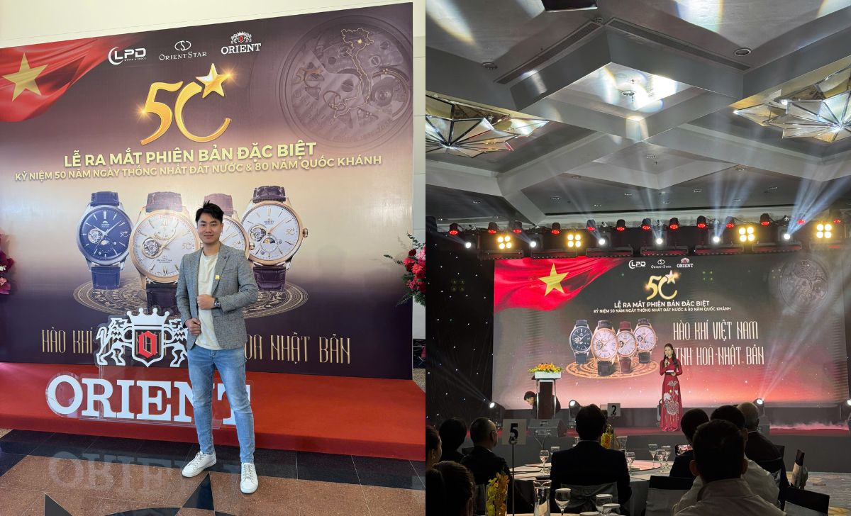 4 mẫu đồng hồ mới Orient Vietnam Special Edition 2025 tôn vinh hào khí Việt 6 đại diện watchstore tại sự kiện giới thiệu bst orient vietnam 2025
