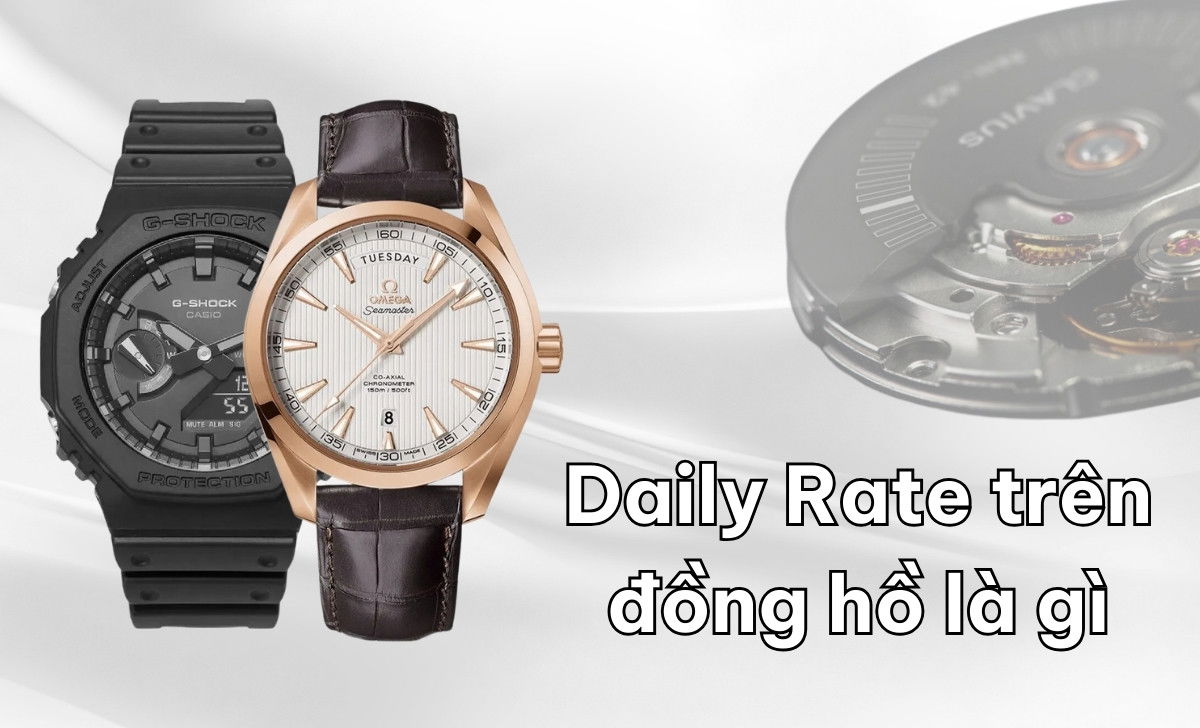 Daily Rate trên đồng hồ là gì? Thước đo cho nghệ thuật chế tác đồng hồ? 1 daily rate tren dong ho la gi