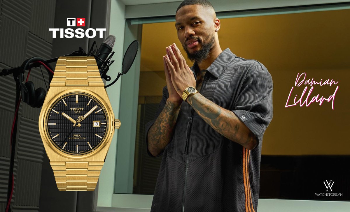Damian Lillard Đại sứ thương hiệu Tissot 