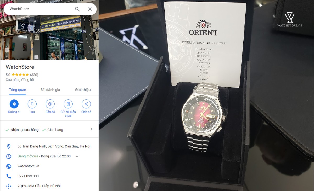 WatchStore - 58 Trần Đăng Ninh, Cầu Giấy, Hà Nội 6 đánh giá Google map WatchStore Trần Đăng Ninh