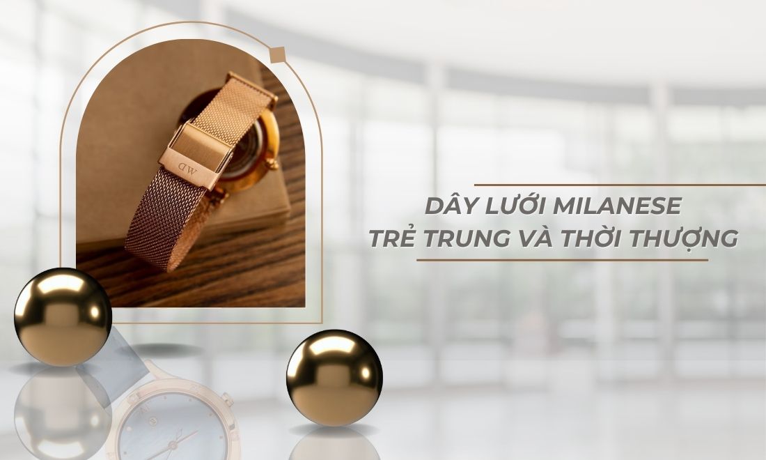 Daniel Wellington DW00100219 dây lưới