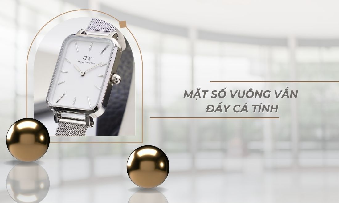 Mặt số vuông cá tính