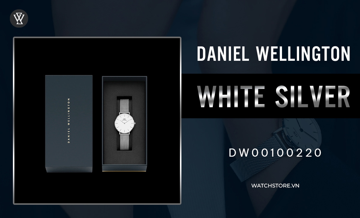 Daniel Wellington White Silver DW00100220