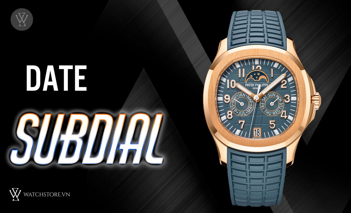 Subdial là gì? 8 loại mặt số phụ phổ biến trên đồng hồ 4 Date Subdial