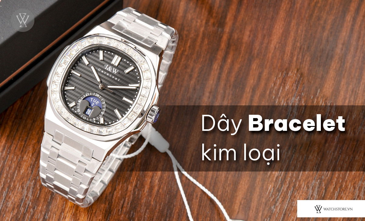 Bracelet là gì? Hướng dẫn chọn dây đeo đồng hồ phù hợp 2 Dây Bracelet kim loại