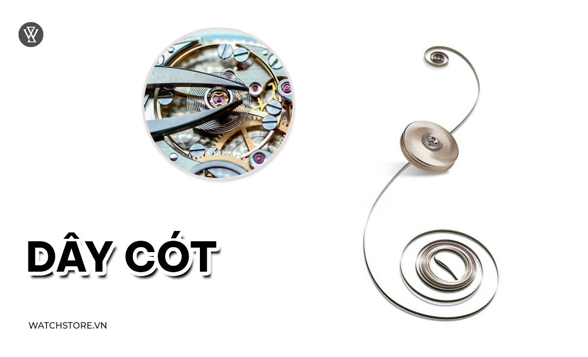 Cấu tạo đồng hồ cơ gồm những gì? 5 bộ phận cốt lõi nhất 3 Dây cót đồng hồ