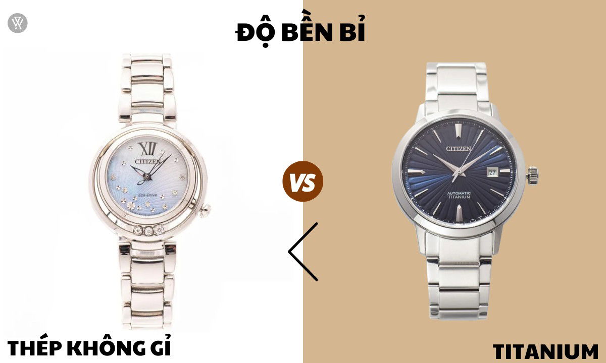 So sánh đồng hồ titanium và đồng hồ thép không gỉ 3 Đồng hồ làm từ titanium bền hơn đồng hồ làm từ thép không gỉ