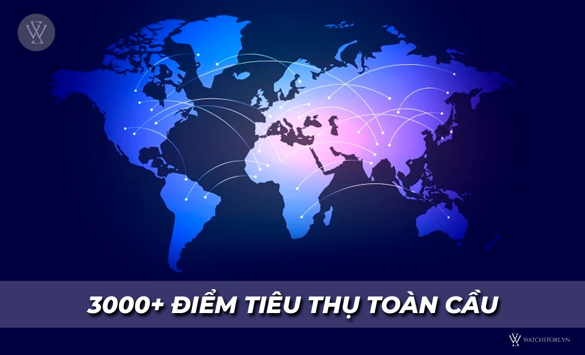 Đồng hồ Carnival 3000 điểm tiêu thụ