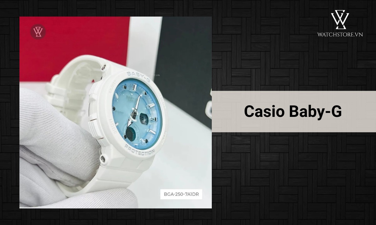 Đồng hồ Casio có chống nước không? Chống nước ở mức độ, chỉ số như nào 10 Casio Baby-G thể thao, chống nước tốt