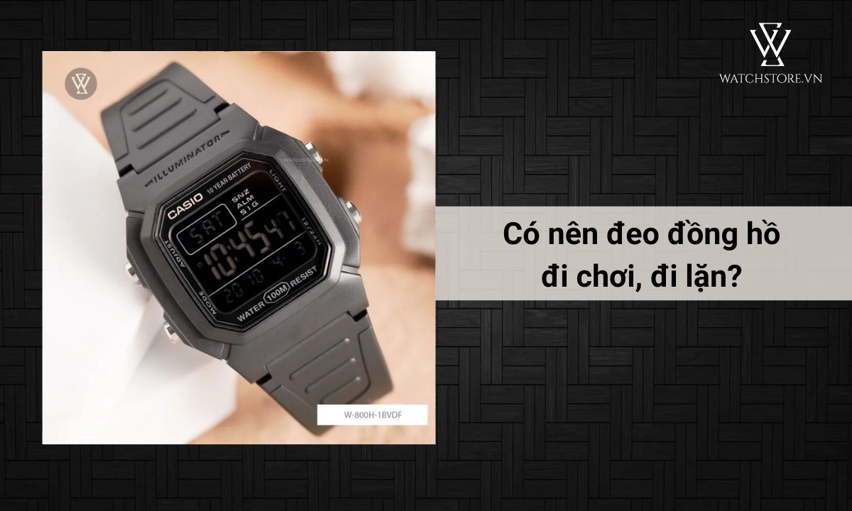 Đồng hồ Casio có chống nước không? Chống nước ở mức độ, chỉ số như nào 14 Đeo đồng hồ Casio đi lặn, đi bơi