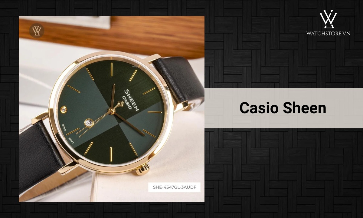 Đồng hồ Casio có chống nước không? Chống nước ở mức độ, chỉ số như nào 9 Casio Sheen chống nước ổn