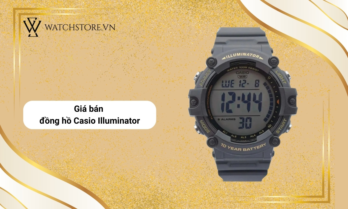 Đồng hồ Casio Illuminator là gì? Khám phá tính năng, ưu điểm 11 Giá thị trường của Đồng hồ Casio Illuminator