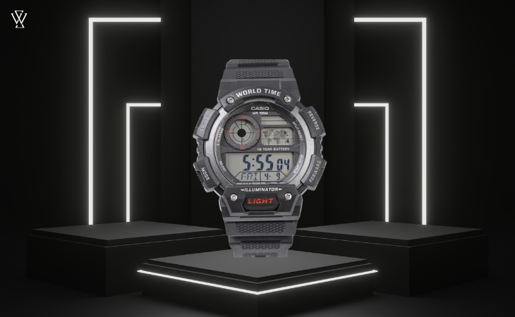 Casio AE-1400WH-1AVDF nam tính