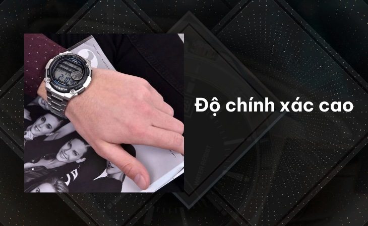 Đồng hồ Casio pin 10 năm có độ chính xác cao