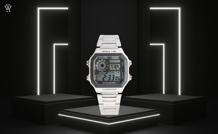 Casio AE-1200WHD-1AVDF có thiết kế thể thao