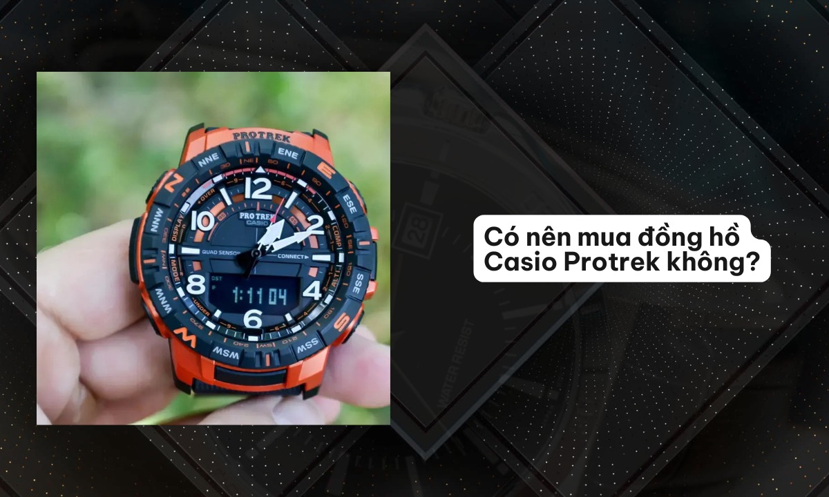 Đồng hồ Casio Protrek là gì? Tìm hiểu A-Z về Casio Protrek 16 Ưu, nhược điểm của đồng hồ Casio Protrek