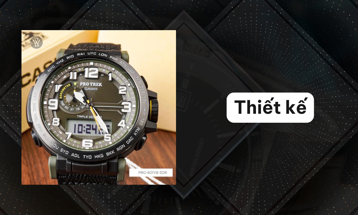 Đồng hồ Casio Protrek là gì? Tìm hiểu A-Z về Casio Protrek 2 Casio Protrek có thiết kế nam tính