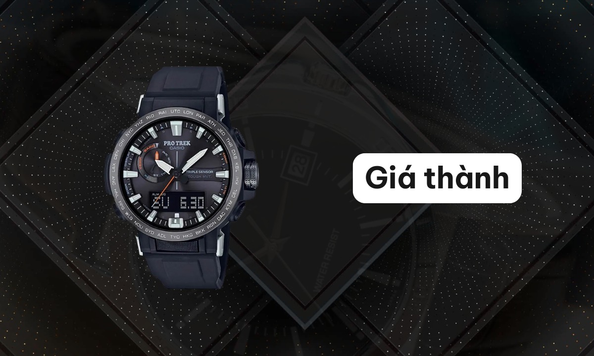 Đồng hồ Casio Protrek là gì? Tìm hiểu A-Z về Casio Protrek 4 Casio Protrek có giá thành tương đối cao