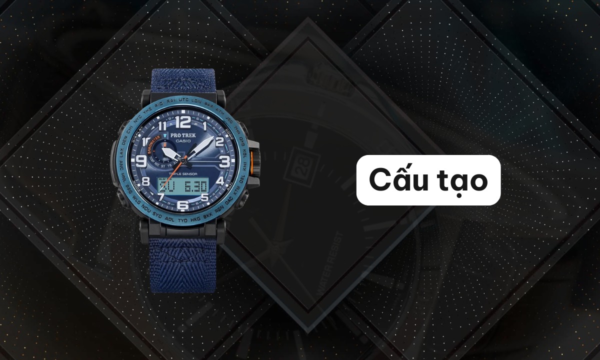 Đồng hồ Casio Protrek là gì? Tìm hiểu A-Z về Casio Protrek 5 Bên trong đồng hồ Casio Protrek