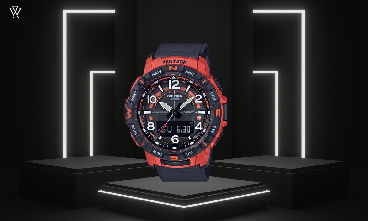 Đồng hồ Casio Protrek là gì? Tìm hiểu A-Z về Casio Protrek 12 Casio Protrek Nam PRT-B50-4DR màu đỏ, đen