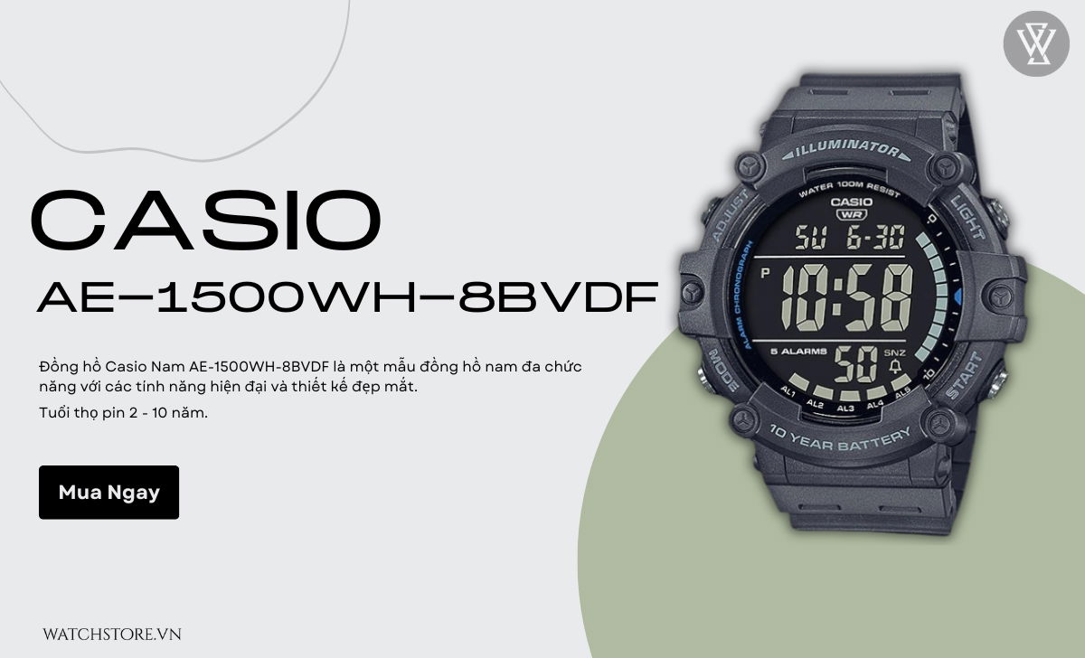 Top 10 đồng hồ cho dân chạy bộ đo nhịp tim, đếm nhịp chân, bấm giờ 7 dong ho cho dan chay bo ae 1500wh 8bvdf 7