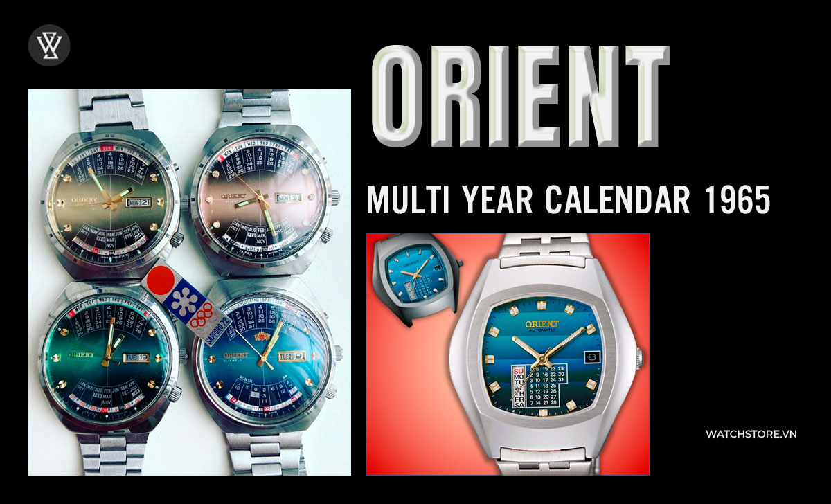 đồng hồ cổ Orient Multi Year Calendar 1965