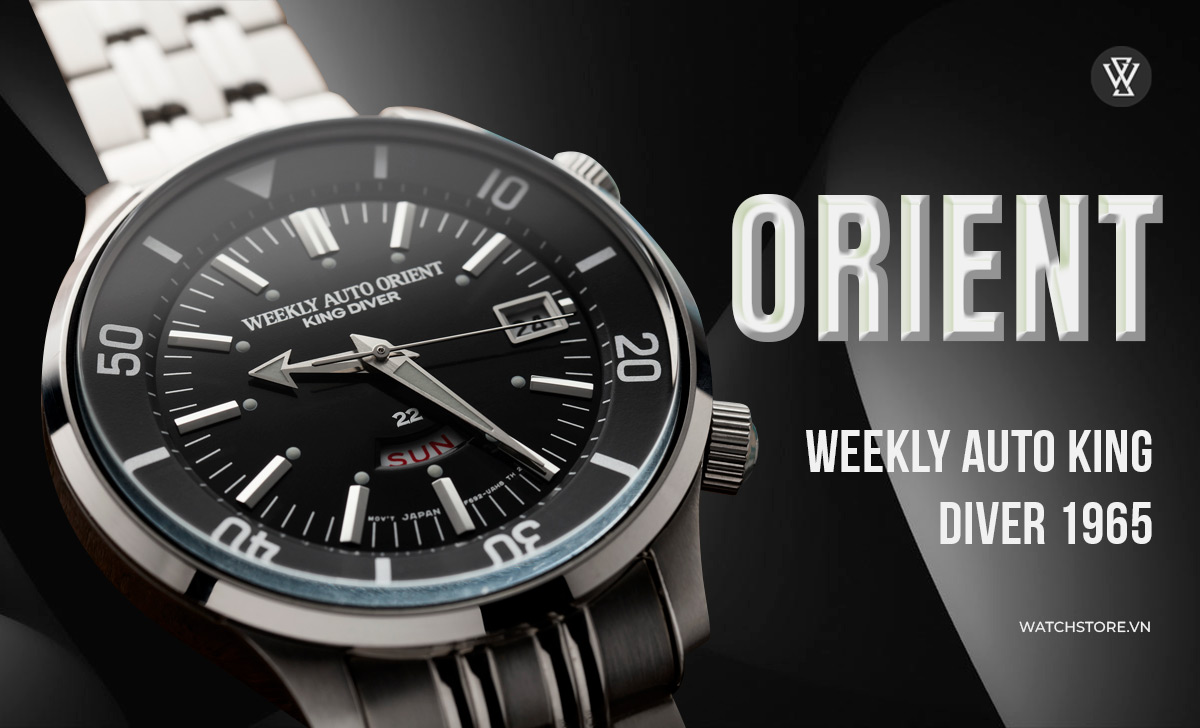 đồng hồ cổ Orient Weekly Auto King Diver 1965