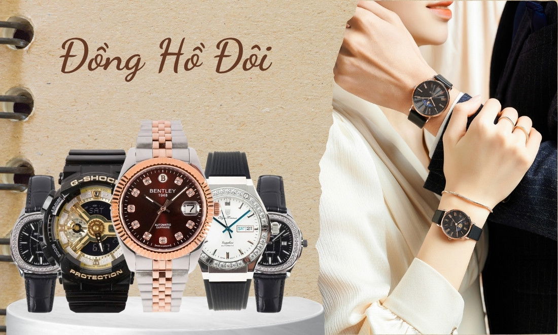 TOP 30+ Món Quà Kỷ Niệm Ngày Cưới Ý Nghĩa Khiến Người Ấy Xúc Động 2 Đồng hồ đôi thanh lịch cho cặp đôi nhân dịp kỷ niệm ngày cưới