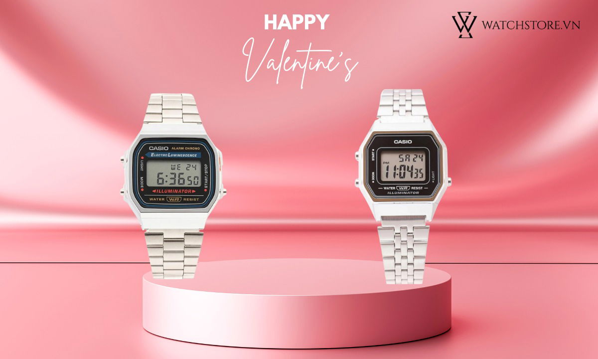 Tặng đồng hồ Casio vào ngày Valentine
