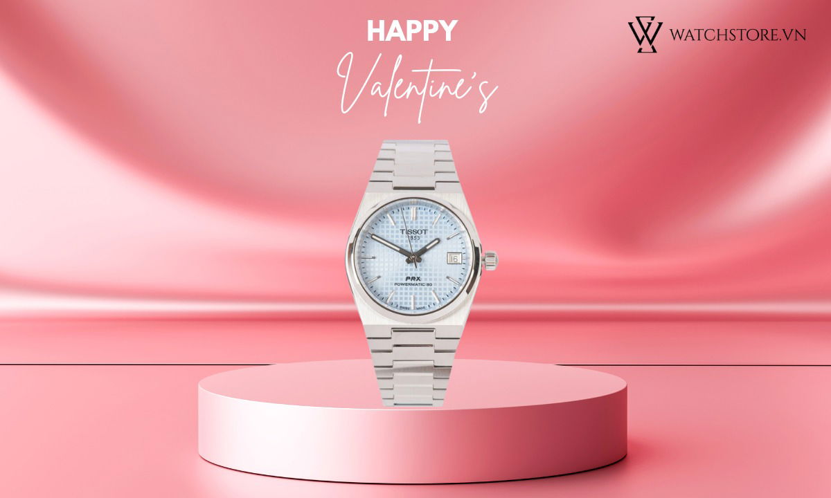 Mua đồng hồ Tissot PRX tặng valentine