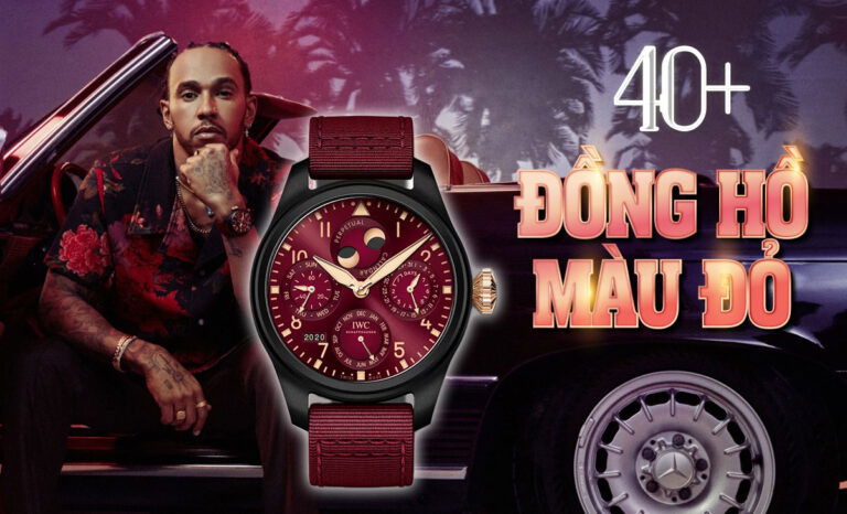 40+ Đồng hồ màu đỏ thời trang, nổi bật, thu hút may mắn