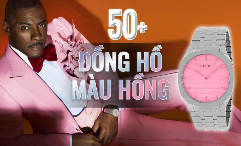 65+ Đồng hồ màu hồng trẻ trung, thời thượng, tinh tế