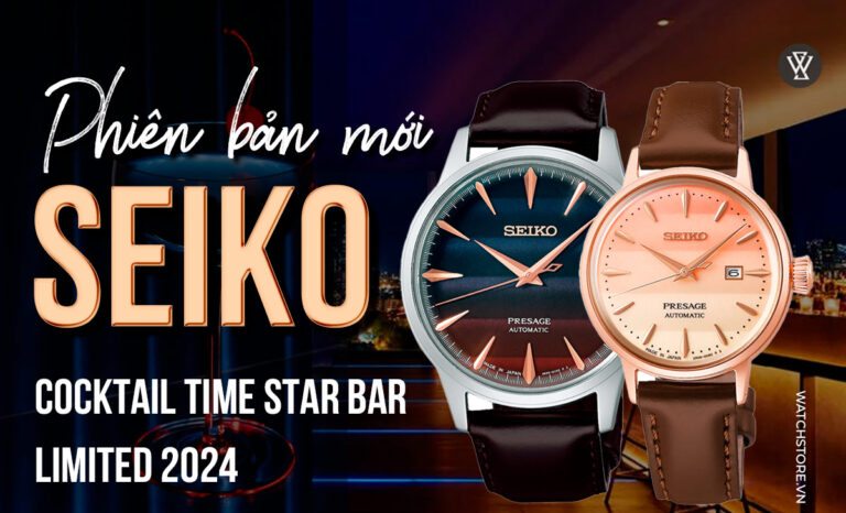 2 mẫu đồng hồ mới Seiko Cocktail Time STAR BAR Limited 2024