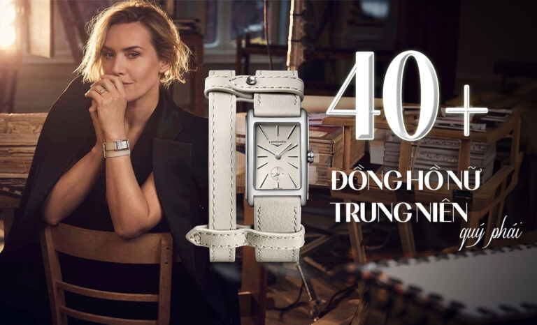 40+ Đồng hồ nữ trung niên cho quý bà thanh lịch 40-65 tuổi