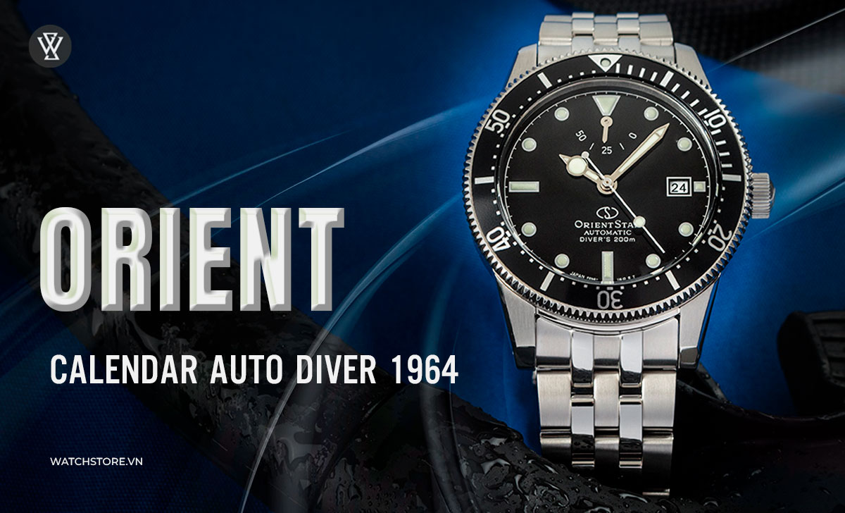 đồng hồ Orient Calendar Auto Diver 1964