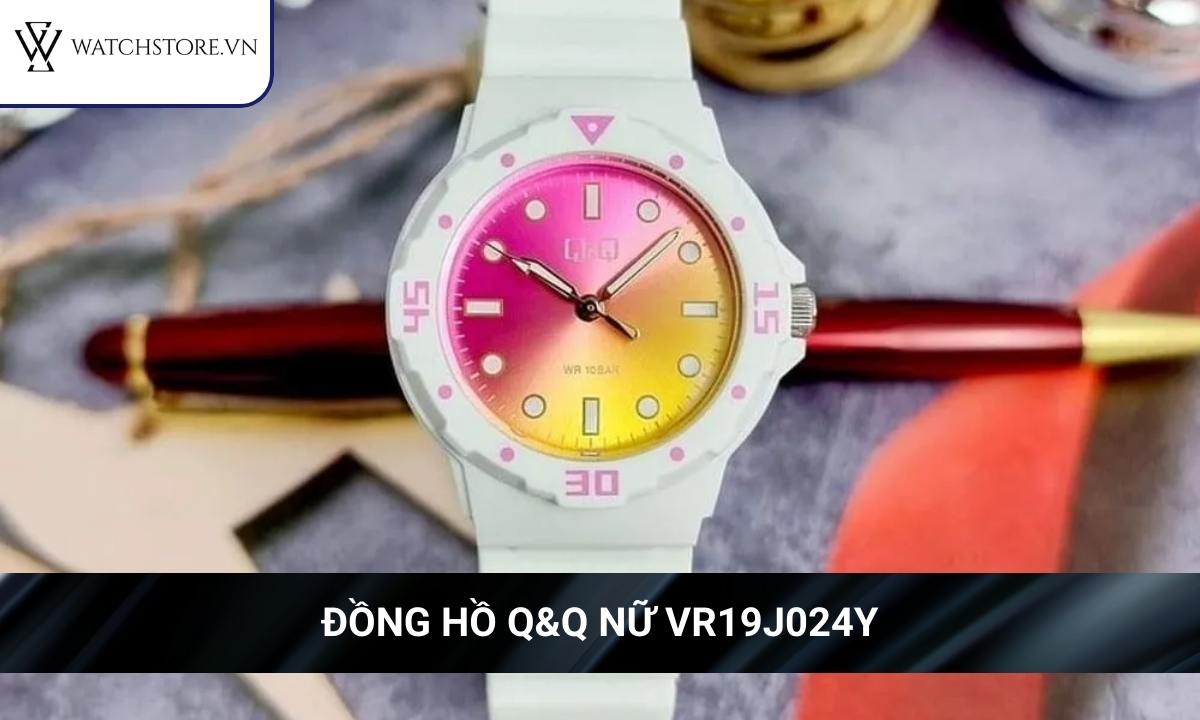  Đồng hồ Q&Q nữ VR19J024Y