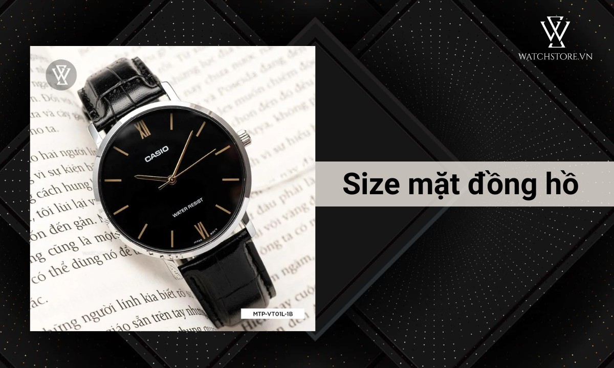 Kích thước mặt đồng hồ