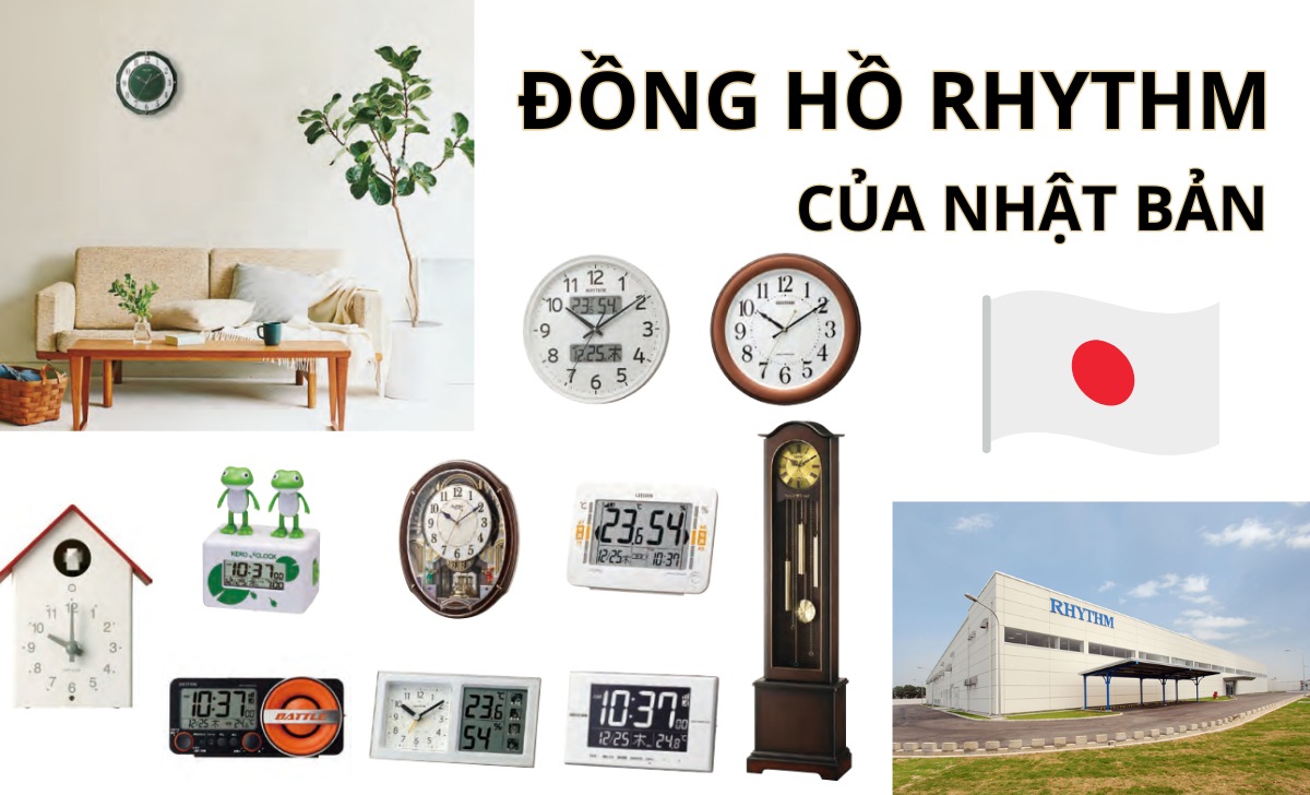 Đồng hồ Rhythm Nhật Bản