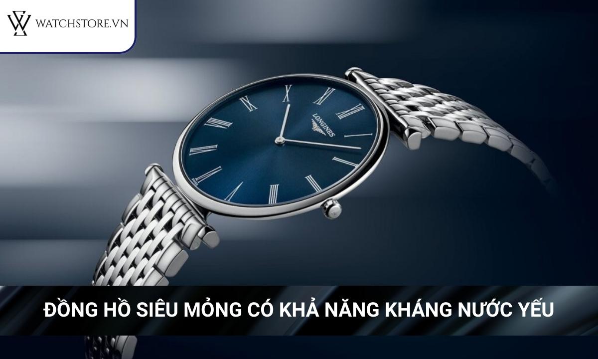 Giải mã chỉ số chống nước của đồng hồ đeo tay cho người mới 3 Mỗi dòng đồng hồ sẽ có mức độ chịu nước khác nhau