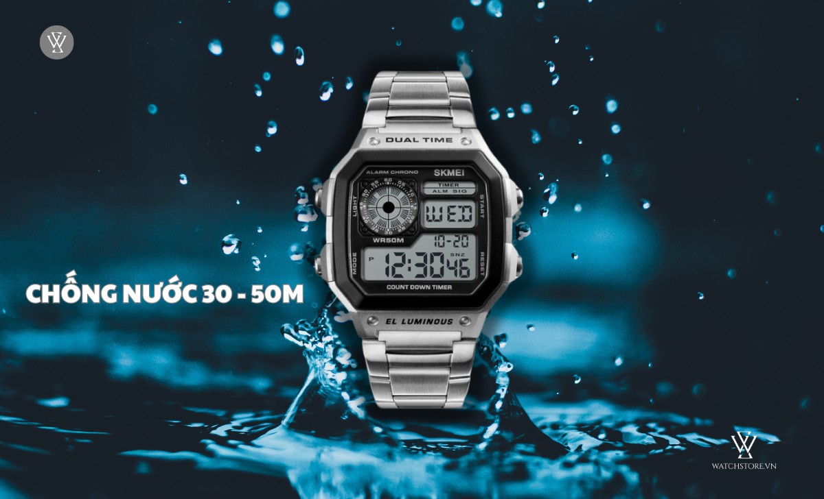 Đồng hồ SKMEI của nước nào? Độ uy tín về chất lượng và giá bán 8 đồng hồ skmei chống nước 30m - 50m
