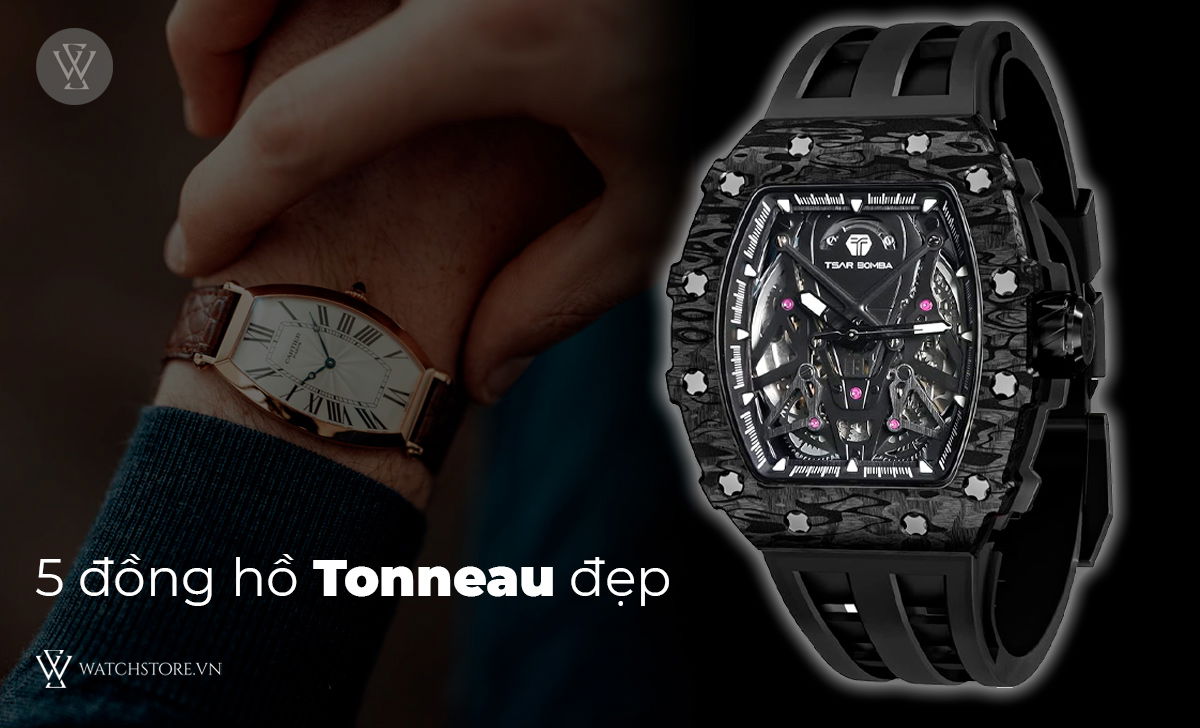 đồng hồ Tonneau đẹp